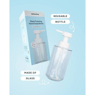 Nature Bee Glass Foaming Hand Soap Dispenser