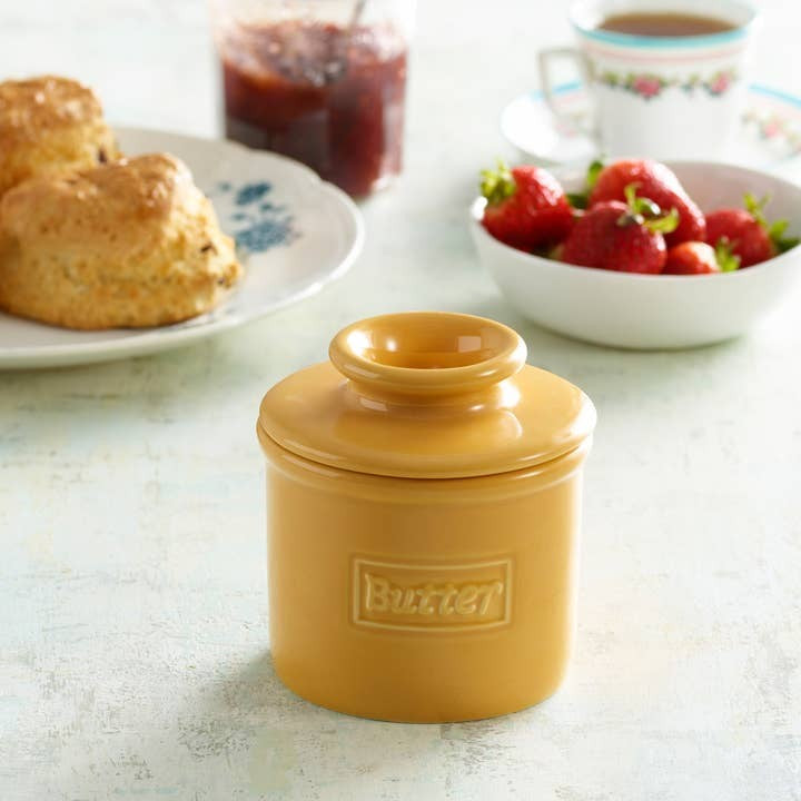 Butter Bell 'The Original' Crock Cafe Yellow