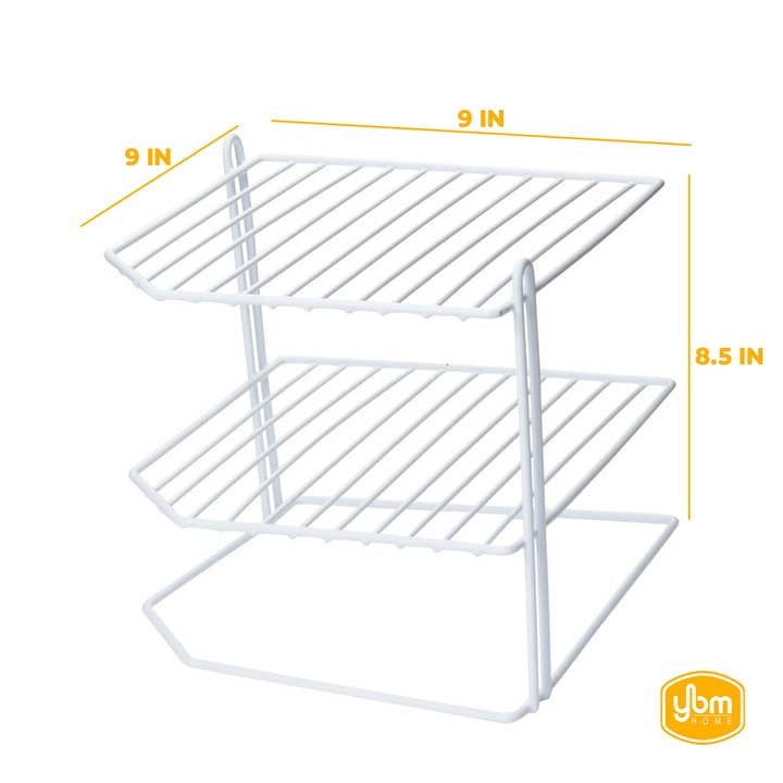 YBM Home 3-Tier Corner Wire Helper Shelf