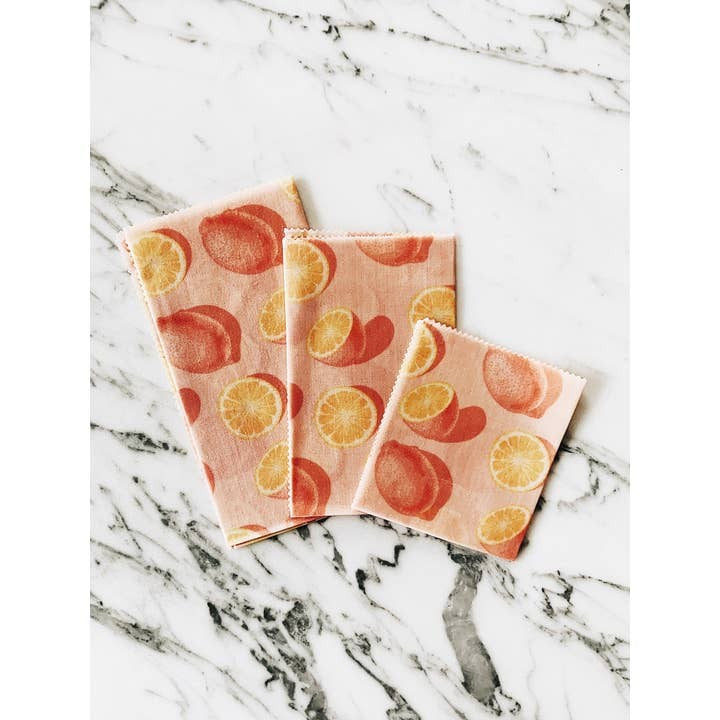 Essence Of Life Vegan Food Wrap Variety 3 Pack - Lemon Love