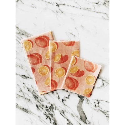 Essence Of Life Vegan Food Wrap Variety 3 Pack - Lemon Love