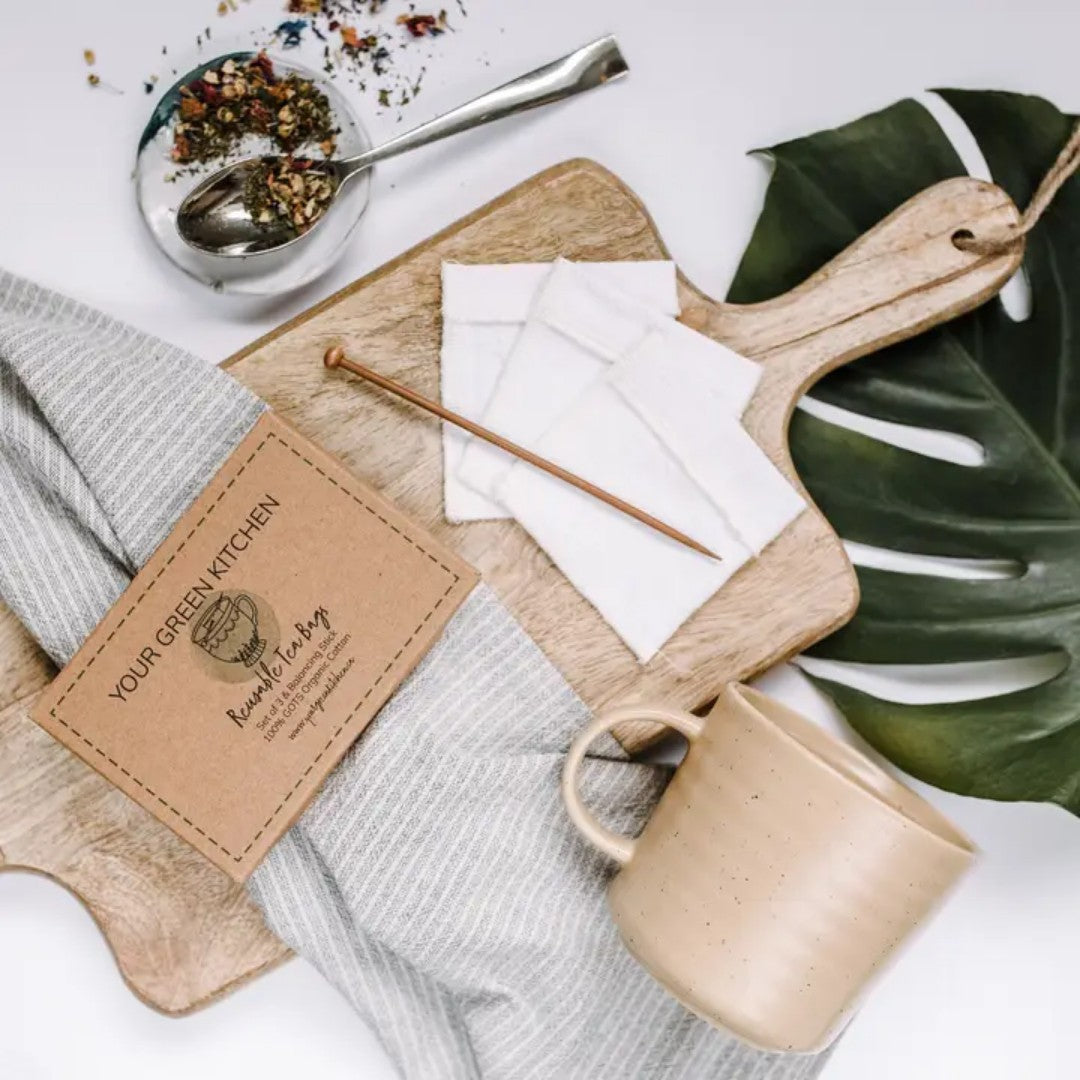 Your Green Kitchen Reusable Cotton Tea Sachet Kit