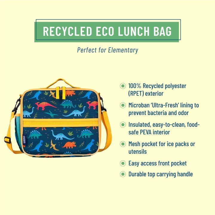 Wildkin Eco Lunch Bag Jurassic Dino