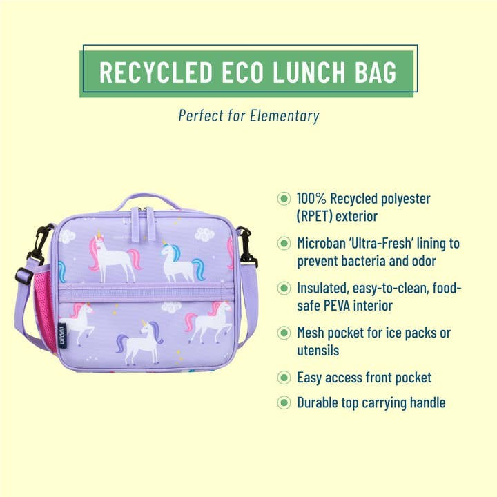 Wildkin Eco Lunch Bag Unicorn