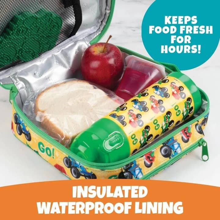 Bentology 3-In-1 Bottle Lunch Kit - Monster Truck