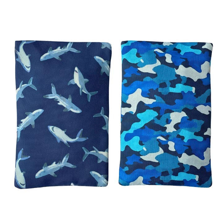 Yumbox Gel Ice Pack Set Of 2 Sharks & Camo