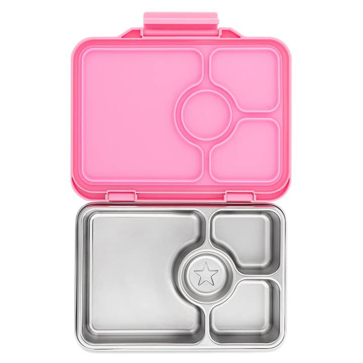 Yumbox Pret 4 Compartment Stainless Steel Lunch Box