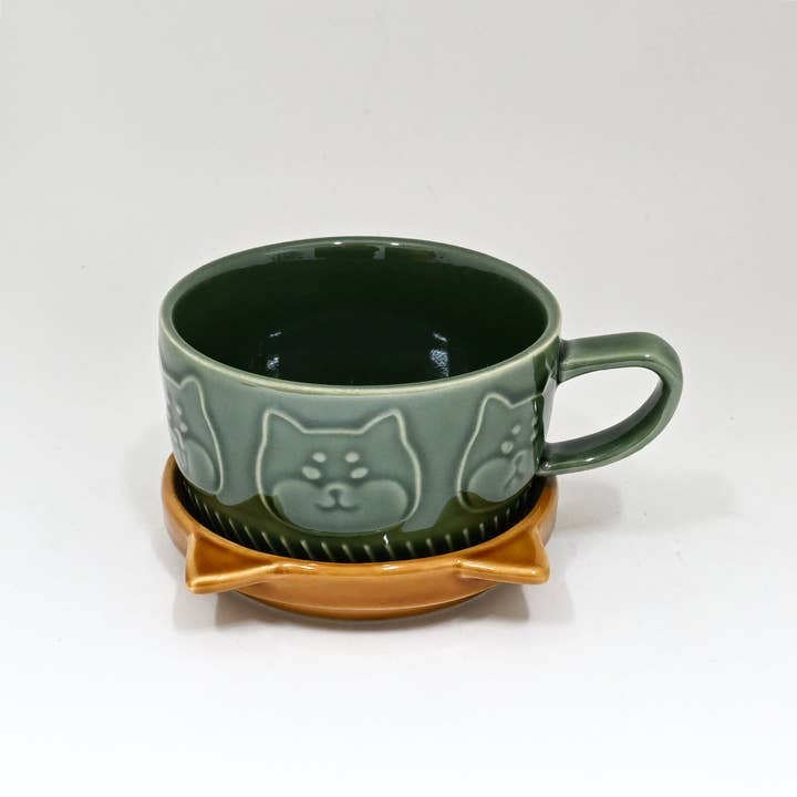 Urban Tokyo Mug 7oz & Lid - Shiba Inu Dog