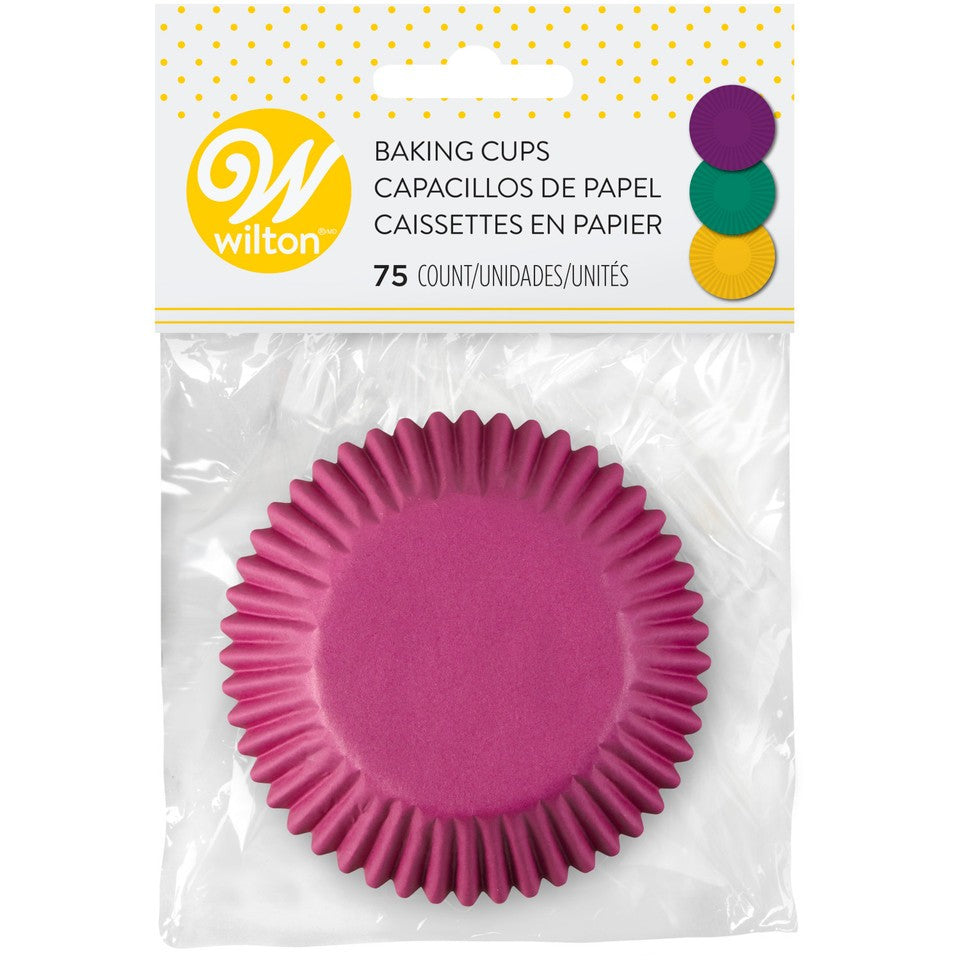 Wilton Baking Cups 75 Count - Jewel Tone