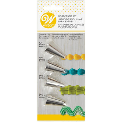 Wilton Border Decorating Tip 4-Piece Set