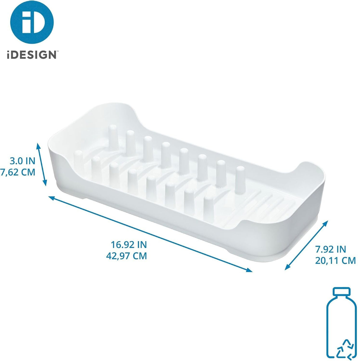 iDesign Crisp Compact Dish Drying Rack