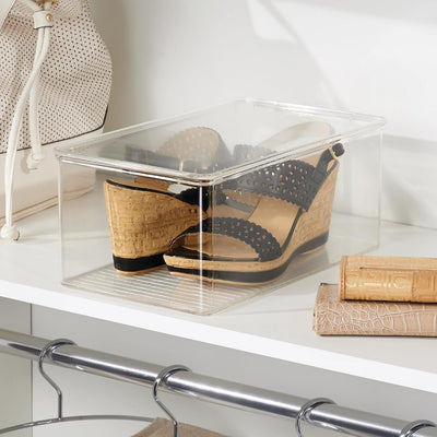 iDesign Stackable Shoe Storage Bin