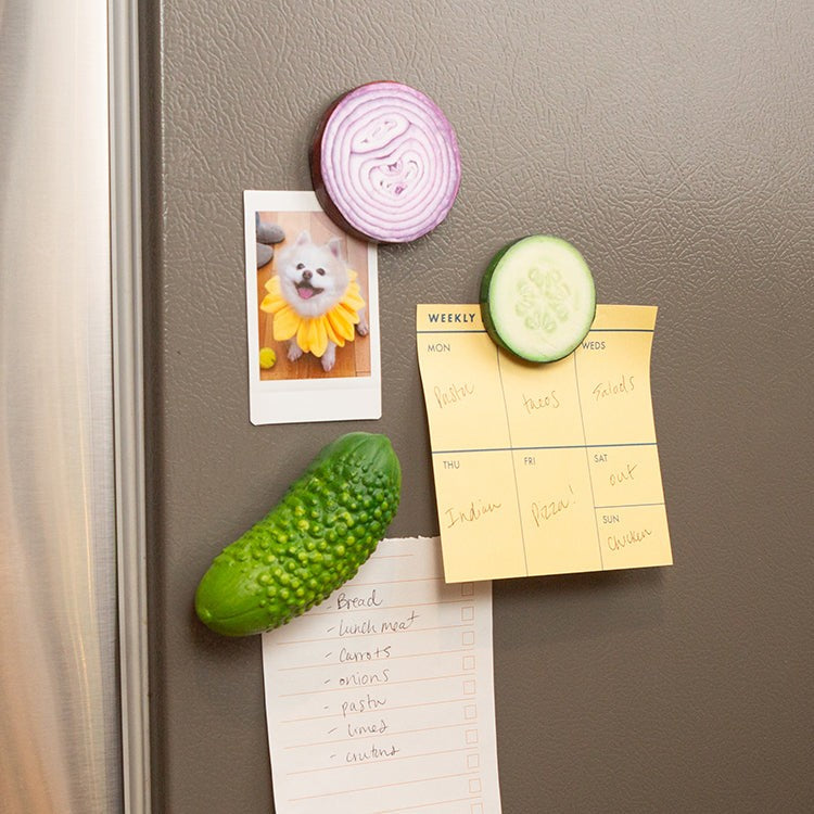 Kikkerland Vegetable Magnets Set Of 3