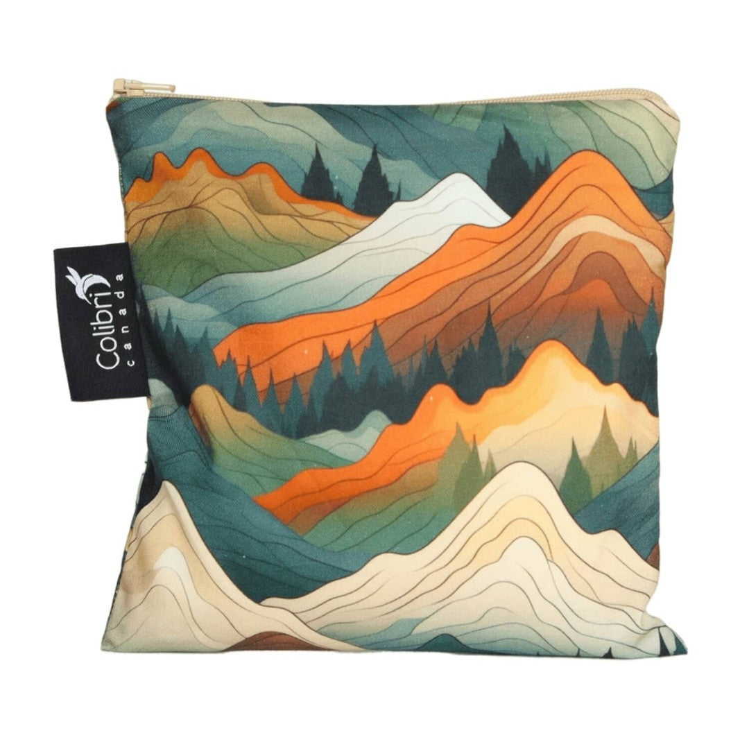 Colibri Reusable Snack Bag - Mountains