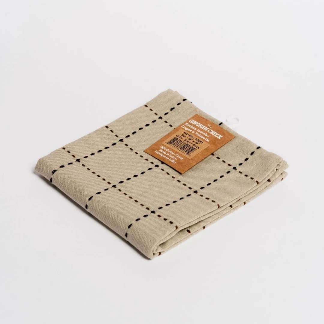 Fabstyles Kitchen Towel - Gingham Check