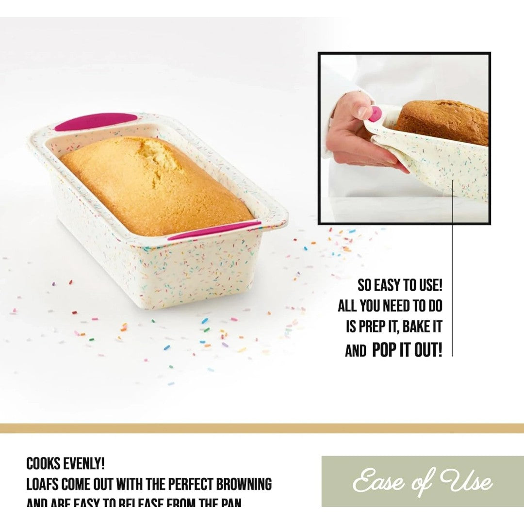 Trudeau Confetti Loaf Pan 8" x 4.5"