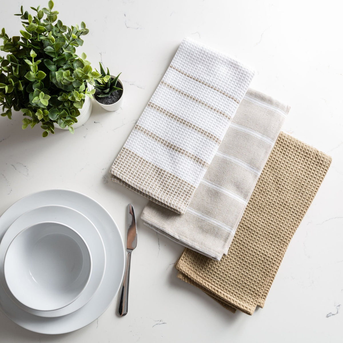 Fabstyles Kitchen Towel Set Of 3 - Fouta