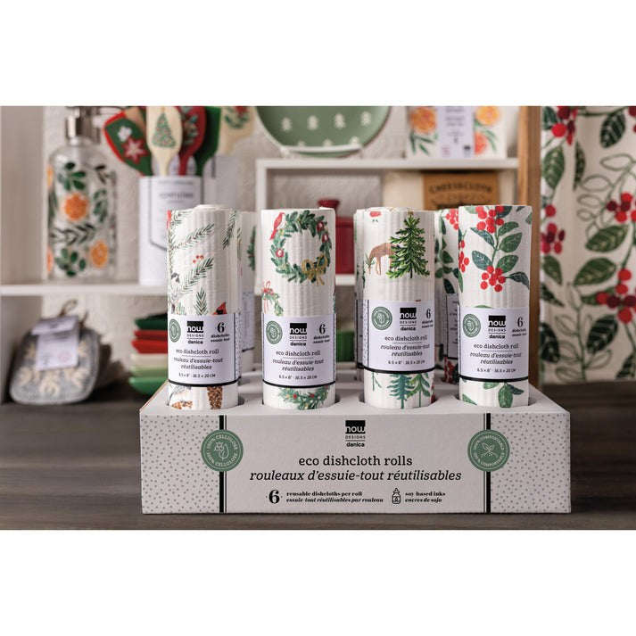 Now Designs Christmas Assorted Eco-Cloths - Winter Wonders