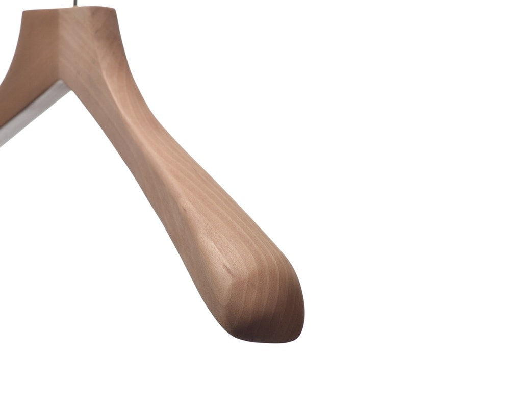 Eddie Wooden Hanger - Wide Contour