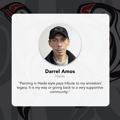 Native Northwest 12oz Double Walled Glass Mug Killer Whale