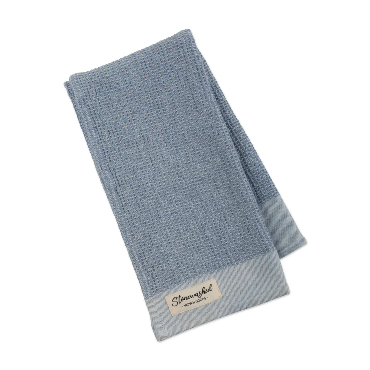 Design Imports Stonewashed Waffle Dishtowel