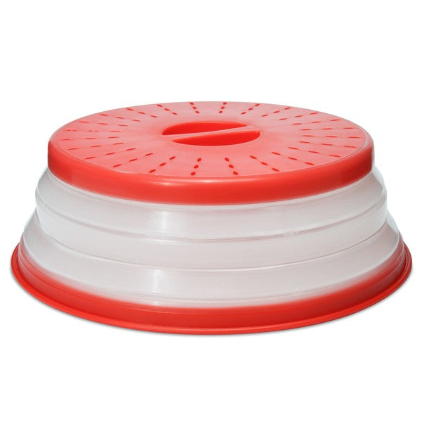 Tovolo Collapsible Microwave Food Cover Red - 10.5"