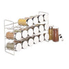 Polder 18-Bottle Chrome Spice Rack