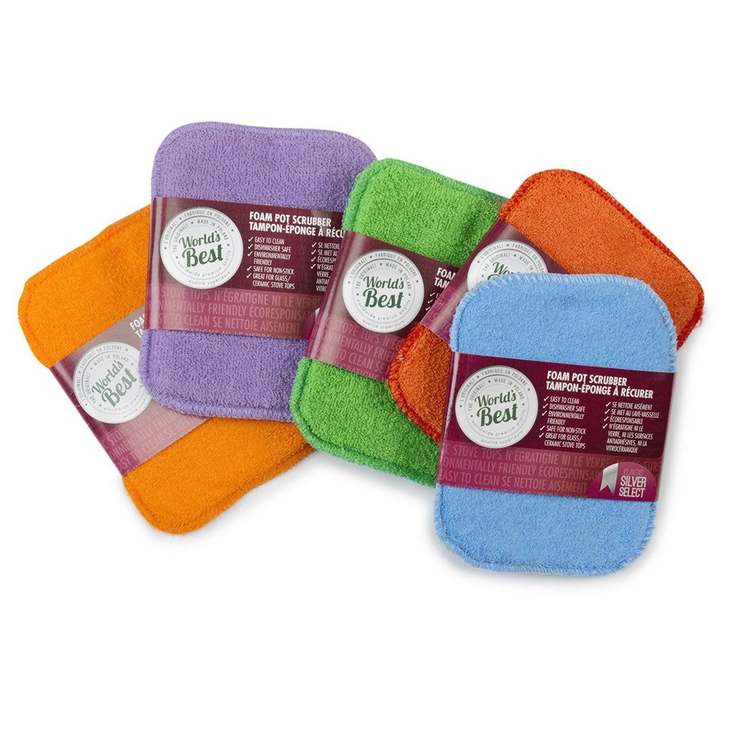 World's Best Pot Scrubber with Foam