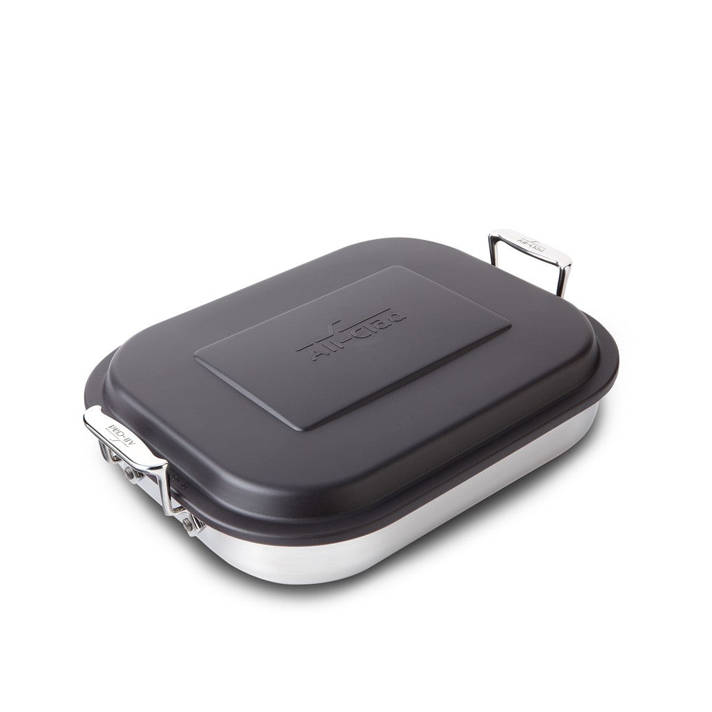 All-Clad Stainless Steel Lasagna Pan With Lid 14" x 12"