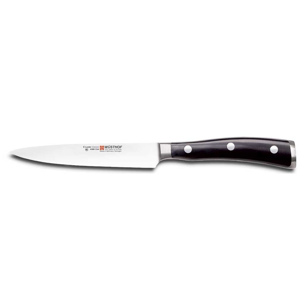 Wusthof Classic Ikon Black Utility Knife - iQ living