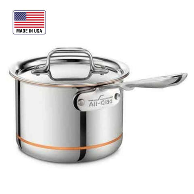 All-Clad Copper Core Sauce Pan With Lid