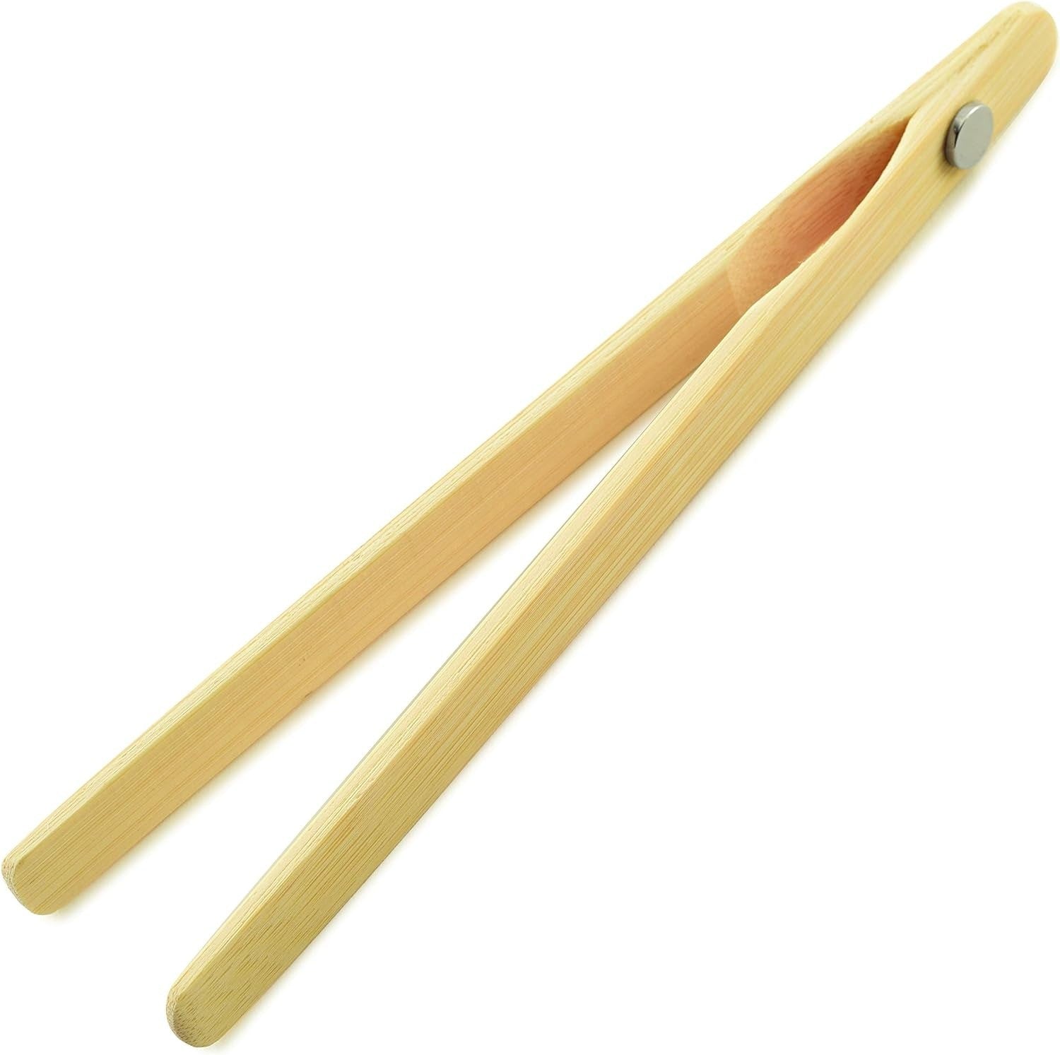 Norpro Bamboo Magnetic Toaster Tongs - iQ living
