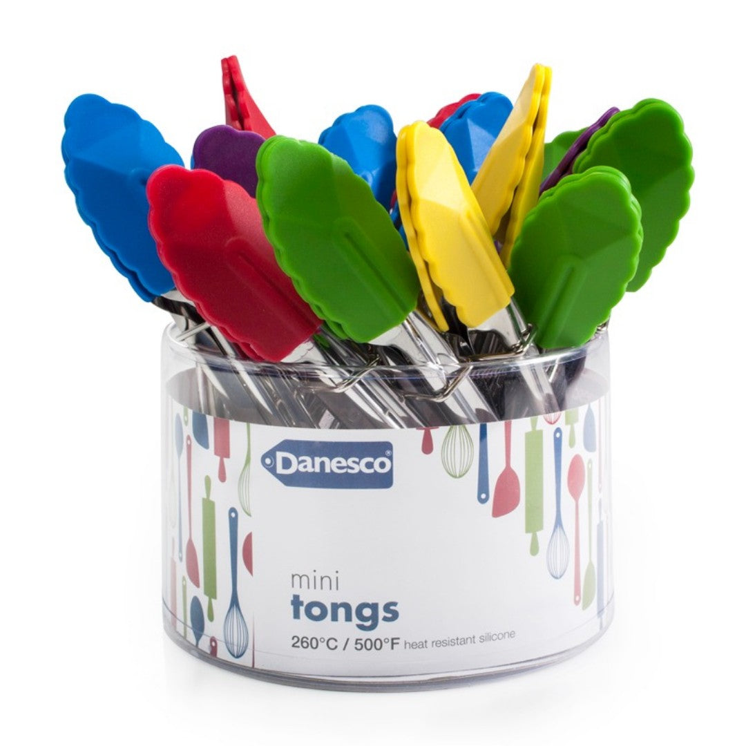 Danesco Mini Tongs, Assorted Colours - iQ living