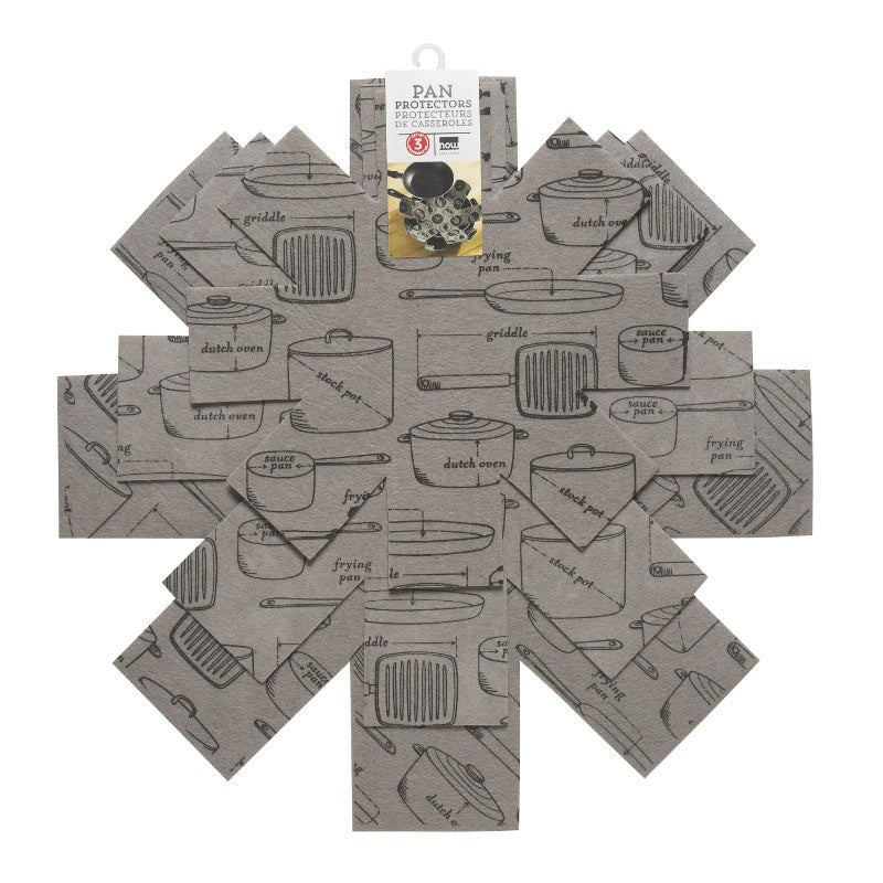 Now Designs Pan Protector Pots, Set of 3