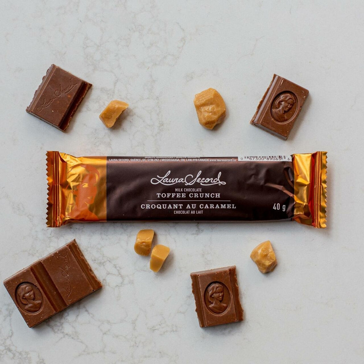 Laura Secord Milk Chocolate Toffee Crunch Bar - iQ living
