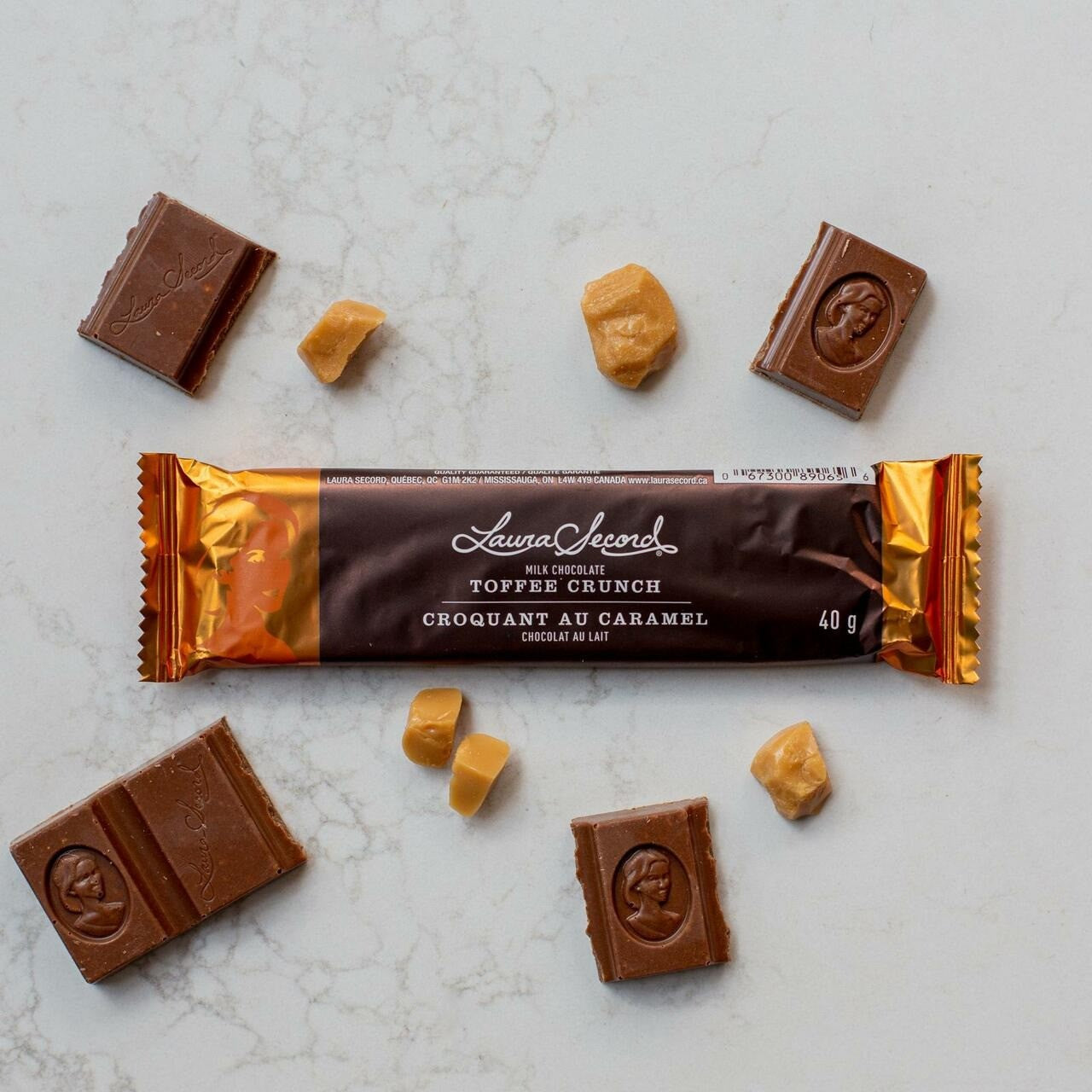 Laura Secord Milk Chocolate Toffee Crunch Bar - iQ living