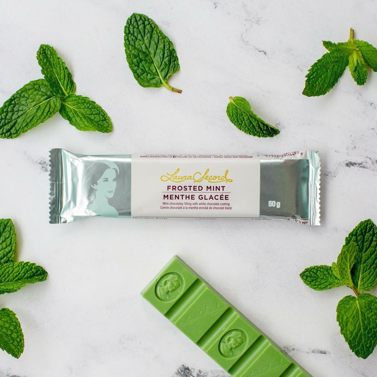 Laura Secord Milk Chocolate Frosted Mint Bar - iQ living