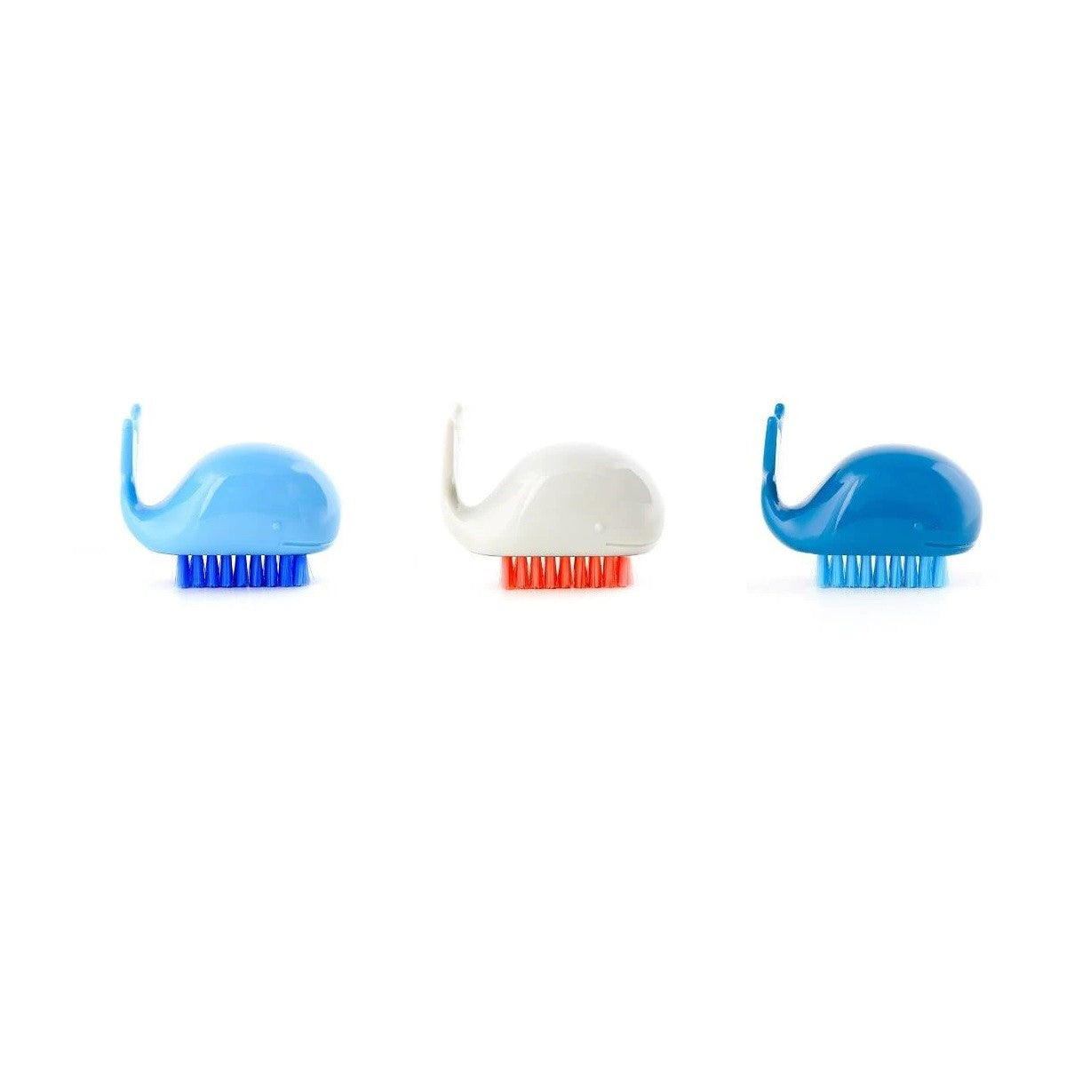 Kikkerland Nail Brush Whale, Assorted Colors - iQ living