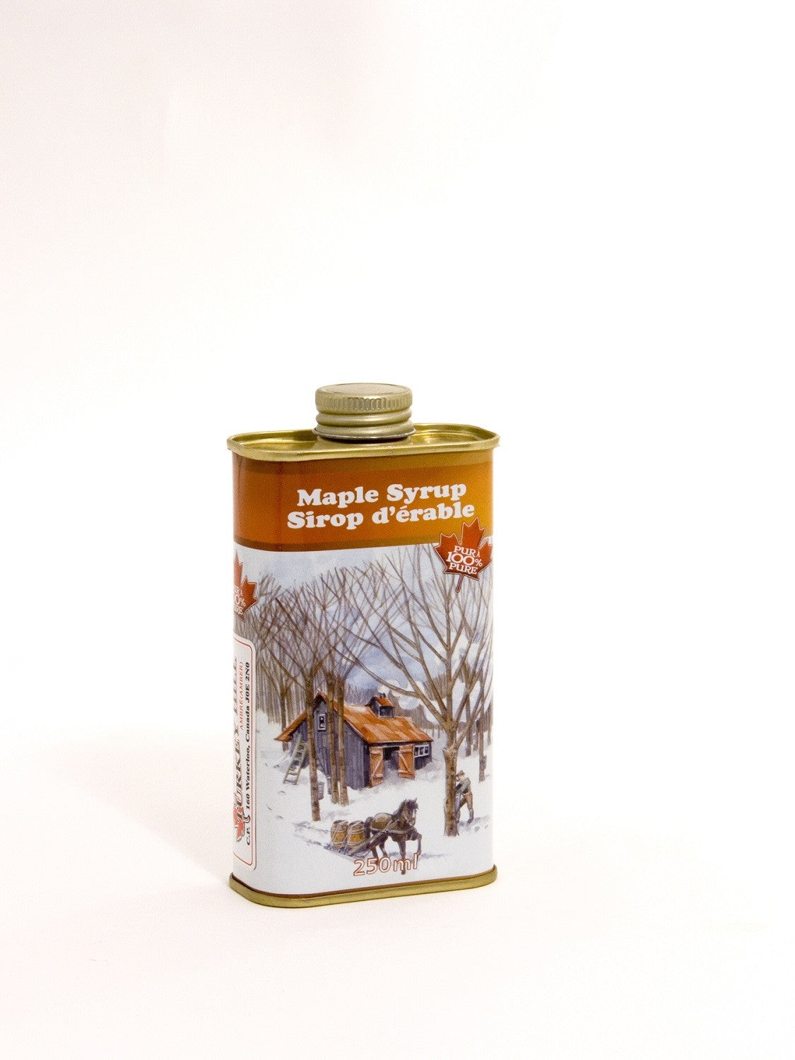 Turkey Hill Maple Syrup Tin