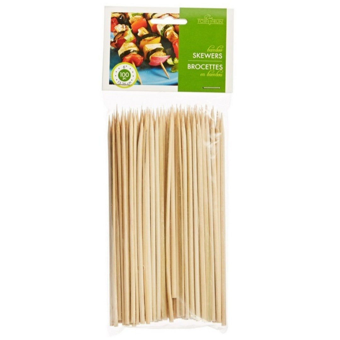 Fox Run Bamboo Wood Skewers - iQ living