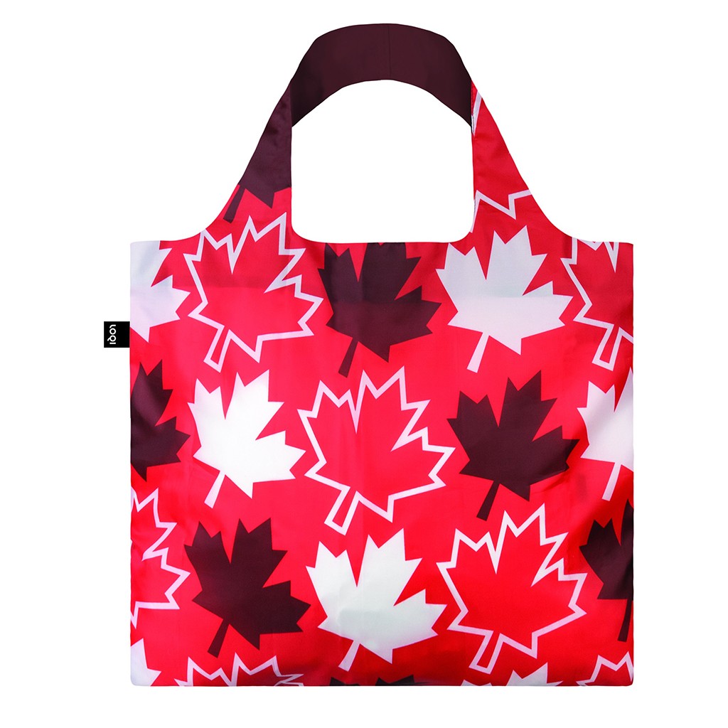 LOQI Tote Bag - Canada Maple Leaves - iQ living