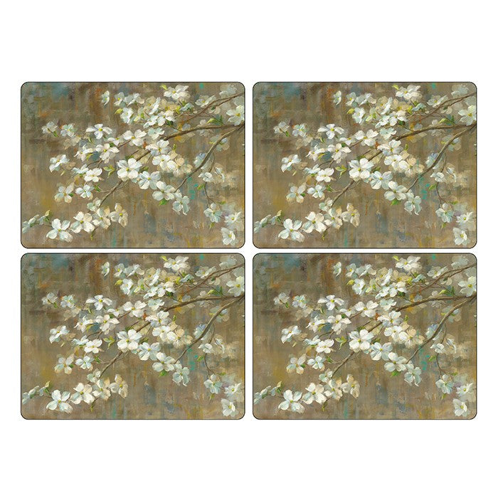 Pimpernel Placemat Dogwood In Spring Set Of 4