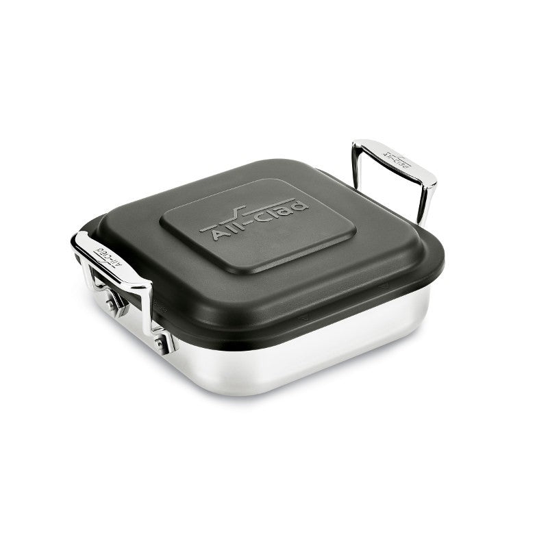 All-Clad Stainless Steel Square Baker With Lid 8" x 8"