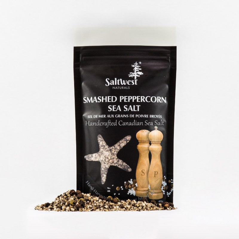 Saltwest Smashed Peppercorn &amp; Sea Salt Blend