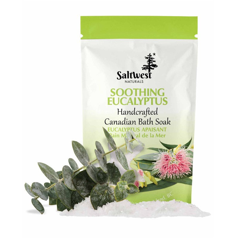 Saltwest Organic Mineral Sea Soak, Eucalyptus - iQ living