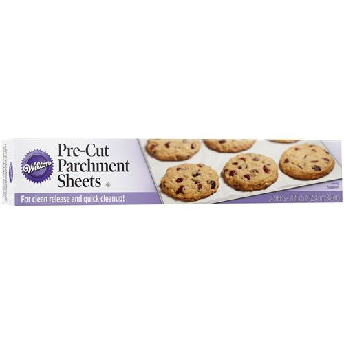 Wilton Pre-Cut Parchment Sheets, PK/24