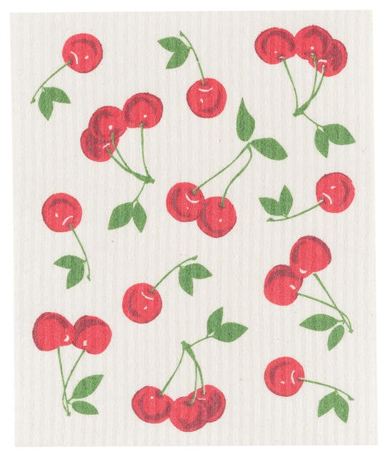Now Designs Swedish Dish Cloth Cherries