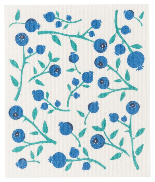 Now Designs Swedish Dish Cloth Blueberry