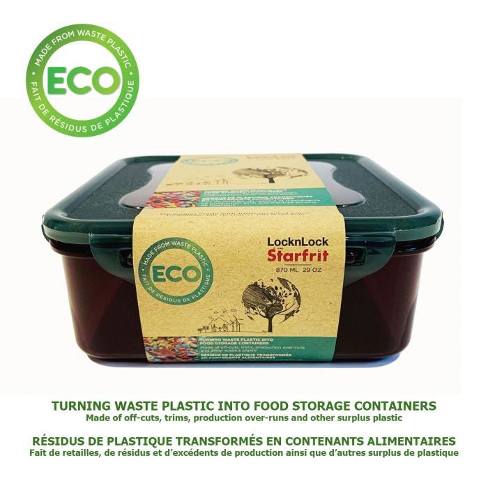 Starfrit Lock n Lock Eco Square Food Container - iQ living