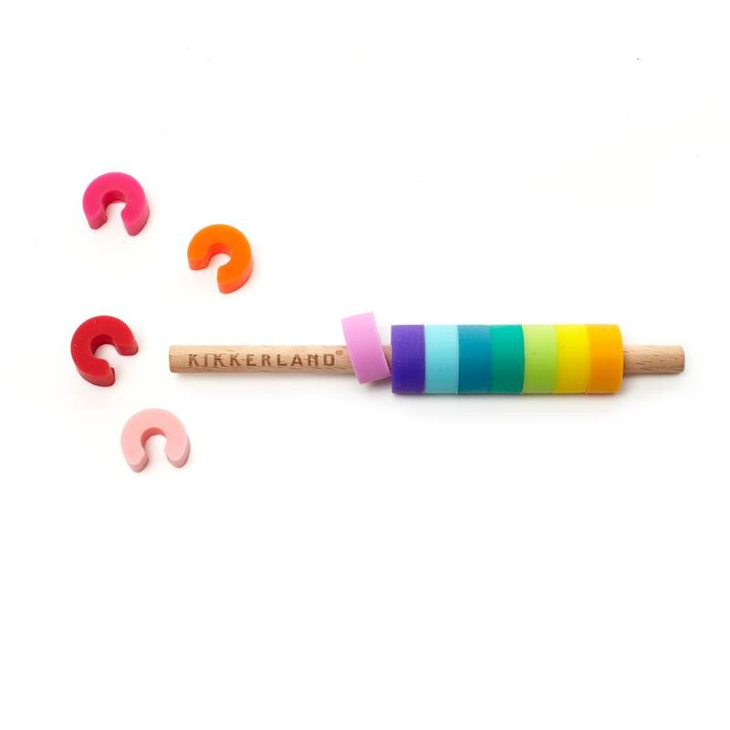 Kikkerland Rainbow Wine Markers - iQ living